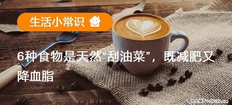 【生活小常识】6种食物是天然“刮油菜”，既减肥又降血脂 - 张家界生活资讯 - 张家界28生活网 zjj.28life.net